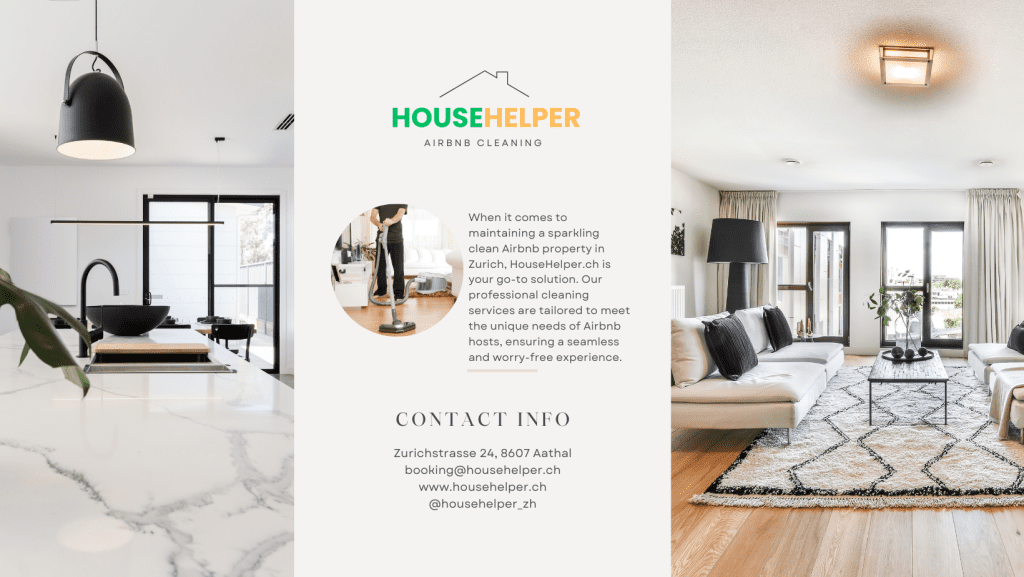 househelper.ch airbnb cleaning services zurich