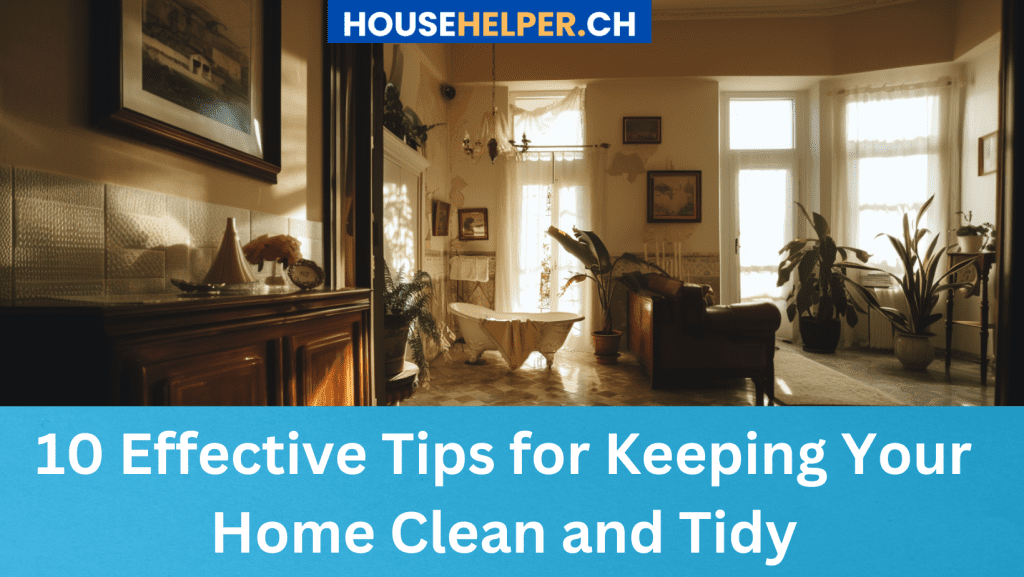 10 Effective Tips for Keeping Your Home Clean and Tidy - Househelper 10 Effective Tips for Keeping Your Home Clean and Tidy
