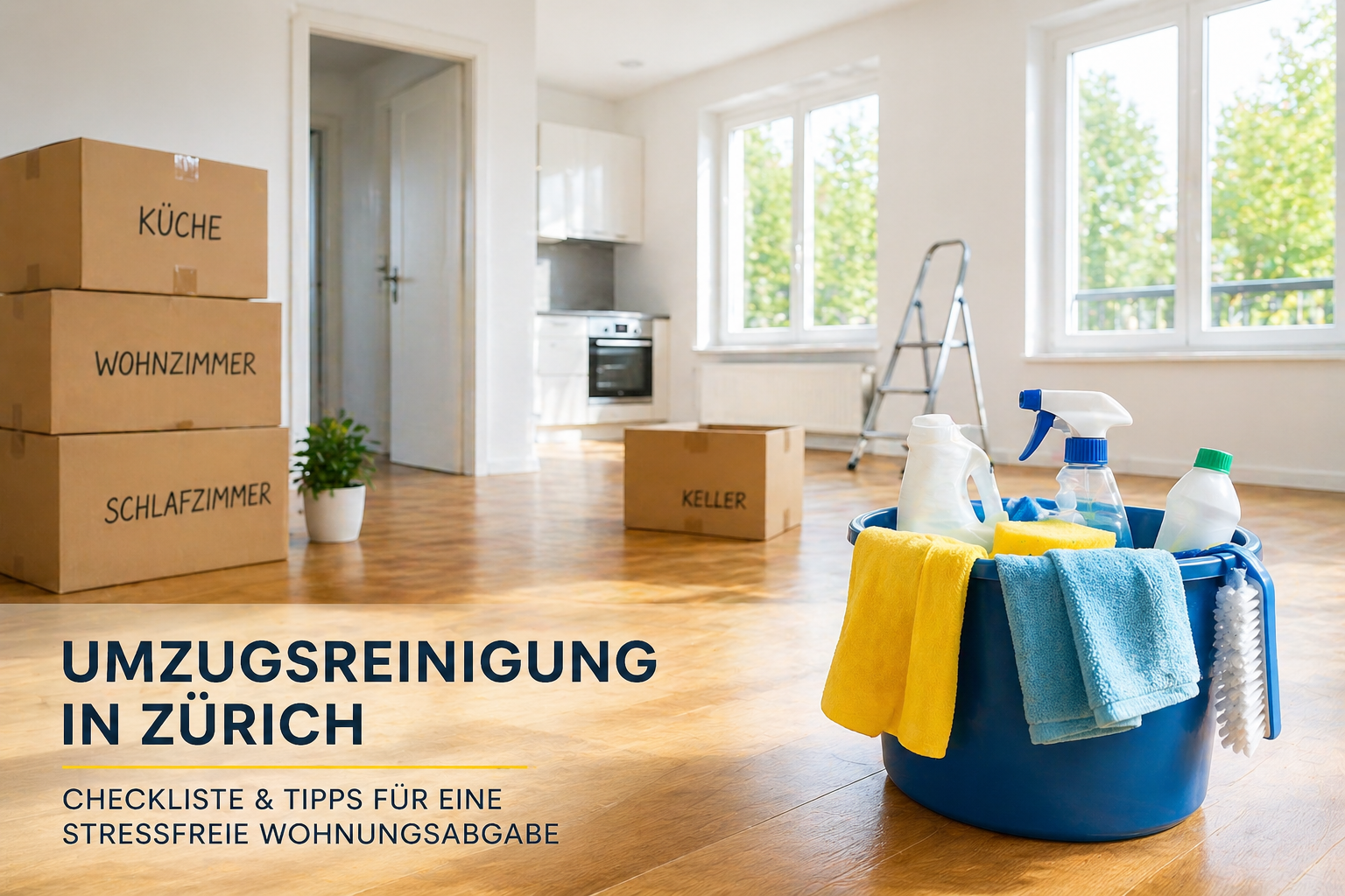 Umzugsreinigung in Zürich: Checkliste & Tipps für eine stressfreie Wohnungsabgabe (2026)