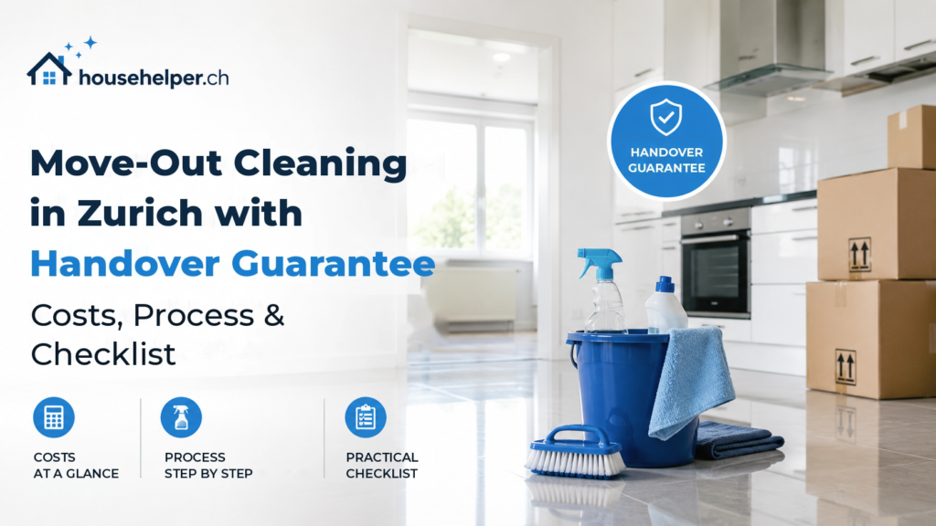 Move-out cleaning in Zurich with handover guarantee: costs, process and checklist